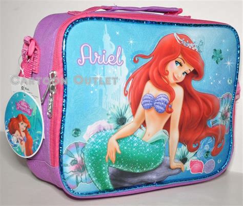 ariel metal lunch box|disney backpack and lunchbox.